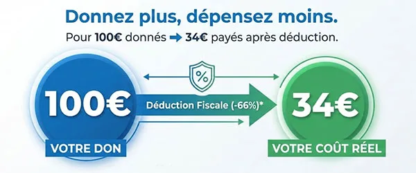 Infographie sur les économies fiscales pour dons.